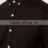 Black Denim Short Sleeve Casual Shirt thumbnail-2