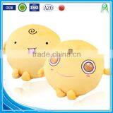 OEM Applique Yellow Funny Custom Wholesale Custom Whatsapp Emoji Pillow thumbnail-1