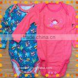 5 Piece 100% Cotton Baby Girls Romper Jumpsuit Overall Sets thumbnail-1