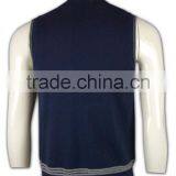 ISO9001/BSCI Manufature V-neck Navy Blue Wholesale Cheap Sweater Vest thumbnail-3