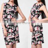 Fashion Latest Women Dresses Sexy Summer Bodycon Printed One Piece Dress Latest thumbnail-1