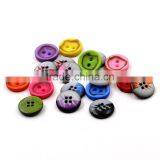 Factory Direct Sales 8Colors 12.5mm Resin Button Candy Colors Fine Side Kids Button Children DIY Buttons thumbnail-2