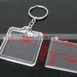 10 Key Chain&Key Rings W/Transparent Acrylic Picture Frames thumbnail-2