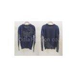 Round Neck Stripes Boys Holiday Sweaters in Cotton With Long Sleeve thumbnail-1