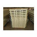 Prefabricated House Building Material PU Sandwich Panel PE , PVDF Surface Finish thumbnail-1