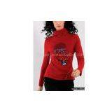 Sell Acrylic T-Shirt for Ladies' Winter Wear thumbnail-1