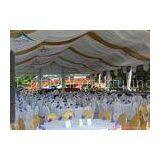 White Restaurant Outdoor Party Tents 10 X 20 Party Tent Flame Retardant thumbnail-1
