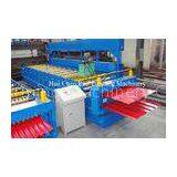 Cr12 Plate Double Layer Roll Forming Machine For Roof Panel 0.3mm - 0.6mm 20m/min