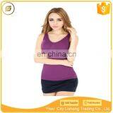 Top Sale Dry Fit 90% Nylon 10% Elastane Sport Camisole Women Plain Tank Top Women thumbnail-2