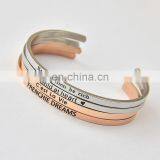 Latest Factory Customized Classic Stainless Steel Bracelet Cuff Bangle thumbnail-1