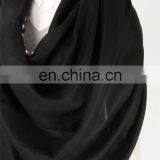 Worsted 80s Cashmere Diamond Pattern Thin Soft Shawl Autumn Winter Lady Plain Color Jacquard Pashmina Scarf thumbnail-5