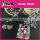 2017 Rhinestone/beads Embroidery Hotfix Applique Star Larges Patches Handmade Iron on Patches thumbnail-4