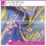 Printed 100% Silk Chiffon With Geometric Pattern thumbnail-2