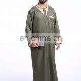 2017 EID Muslim Wear Men Abaya Chothes for Prey Men Maxi Thobe for Islamic thumbnail-2