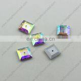 Jet Color Square Crystal Stone Sew on for Wedding Dress thumbnail-2