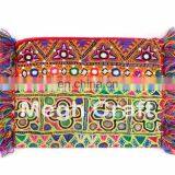 Handmade Ethnic Vintage Banjara Clutch - Kutch Patchwork Cotton Clutch- Tribal Vintage Patchwork Cotton Wallet thumbnail-5