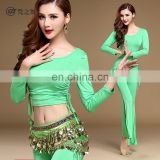 T-5139 New modal fashion short sleeve and long sleeve belly dance clothing set