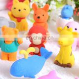 3D animal erasers Disassembled 3D animal erasers Colorful Erasers