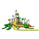 Fiberglass Water Slide Hotel Aqua Park Design Water House for Kids thumbnail-5