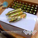 Newly DOT/TPED Small Portable Gas Bottle 12g CO2 Cartridge thumbnail-5
