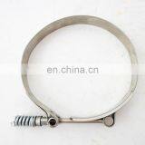 Genuine Quality Diesel Engine Spare Parts Stainless Steel 3633995 T-Bolt Clamp for Truck