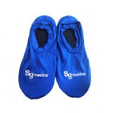 The new spring anti-slip plastic sole elastic sock cover with embroidered LOGO can be customized