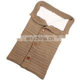 Swaddle Blankets Soft Thick Fleece Knit Baby Girls Boys Stroller Wraps Baby Accessory thumbnail-3