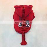 Cool Pet Dog Fleeces Coat Clothes Overcoat Ribbon Letters Hoodies Small Dog Winter Jacket thumbnail-7