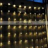 3*3m Fairy Waterfall Curtain Safty Led String Lights for Indoor Outdoor Shop Bar Decoration Lighting thumbnail-1