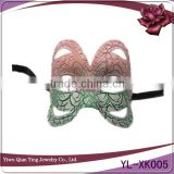 cheap butterfly shaped plastic masquerade party face mask for birthday party