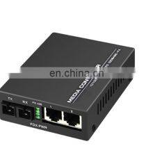 Media Converter Single Mode Dual Fiber 10 100M 1 Fiber Port 2 RJ45 Ethernet Port thumbnail-1