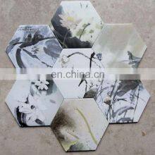 Simple Nordic Antique Hexagon Shape 300*260*115 Tile Art Exhibition Library Floor Tiles thumbnail-4