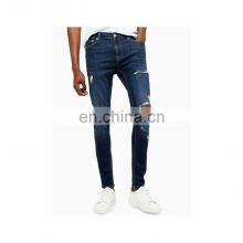 men factor plus size low price and high quality skinny jeans pant with metal buckle and slim fitting jeans