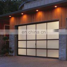 Aluminum Golf Car Garage Door Car Parking Clear Glass Sectional Door thumbnail-2