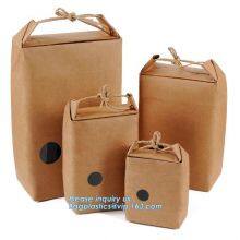 1kg Rice Package Kraft Paper Packaging Bag Brown Kraft Food Paper Bag,5kg10kg Rice Bag Plastic Packaging Bag for Rice thumbnail-5