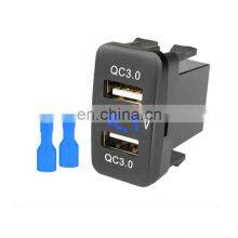 Car Charger Dual USB Fast Charging Original Hole Non-destructive Installation Accessories 12V-24V thumbnail-5