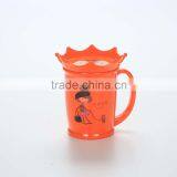 Reusable Cartoon Plastic Cups --Orange thumbnail-1