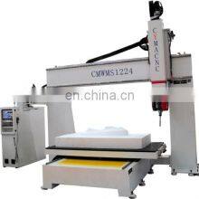 Table Moving Type 5 Axis Cnc Router for Wood Foam Stone Mould Sculpture Statue