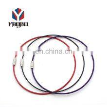 Cheapest Factory Price Ring Steel Screw Lock Chain Wire Rope Key Rings thumbnail-5