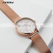 SINOBI Women Watches Unique Design Dial Quartz Clock Fashion Women Dress Wristwatch Montre Femme Stylish Quartz Ladies Watches thumbnail-4
