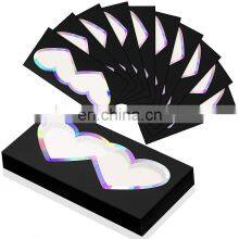 Custom Logo Luxury Black Mink Lashes Mini Lash Paper Box Packaging Lashbox Eyelash Packaging Box