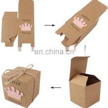 OEM Factory Custom Brown Baby Gift Box With Logo