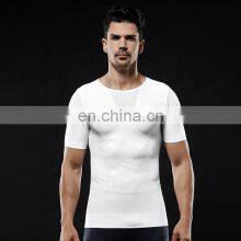 Men Oversized Gym Sports T Shirts Custom Logo Quick Dry Crewneck Running Fitness Tops thumbnail-4