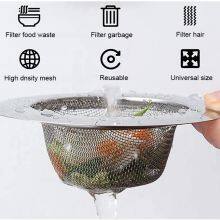 Industrial-Stainless-Steel-Perforated-Mesh-3-1-2-Corner-Kitchen-Sink-Stopper-Food-Waste-Drain-Deep-B
