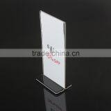 Acrylic Sign Holder Desk Label Name Plates Holder Paper Card Table Holder Price Sign thumbnail-1