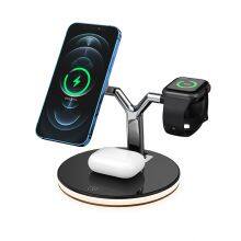 3 in 1 Quick Charge Desktop Wireless Charger Multi-Function Magnetic Charger for IPhone Recommended thumbnail-3
