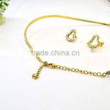 Fashion Jewelry Diamond Heart Shape African Beads Jewelry Set Supplier's Choice thumbnail-3