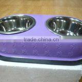 Double Pet Bowl Metal thumbnail-1