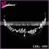 Metal Silver Headband,bling Bling Crystal Rhinestone Hairband Wholesale Women Hairband thumbnail-4