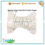 AnAnBaby 100% Polyester Infant Baby Diaper With Microfiber Inserts